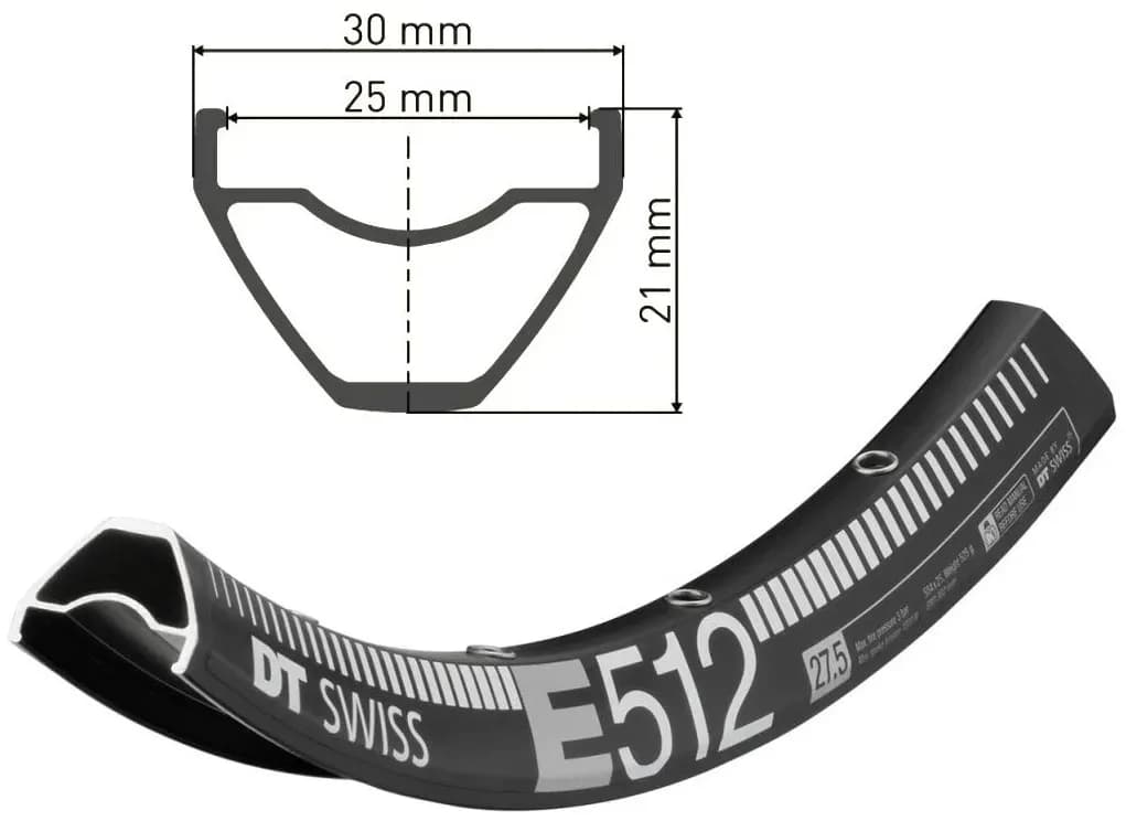 Обід DT SWISS E 512 29x25 DISK BRAKE 28отв.