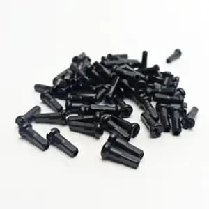 Ніпель ONRIDE 14G, 14x2 мм, латунь, чорний, 100 шт.