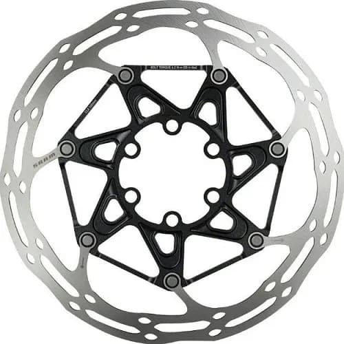 Ротор гальмівний SRAM Centerline 2 160mm Black сталеві болти Rounded