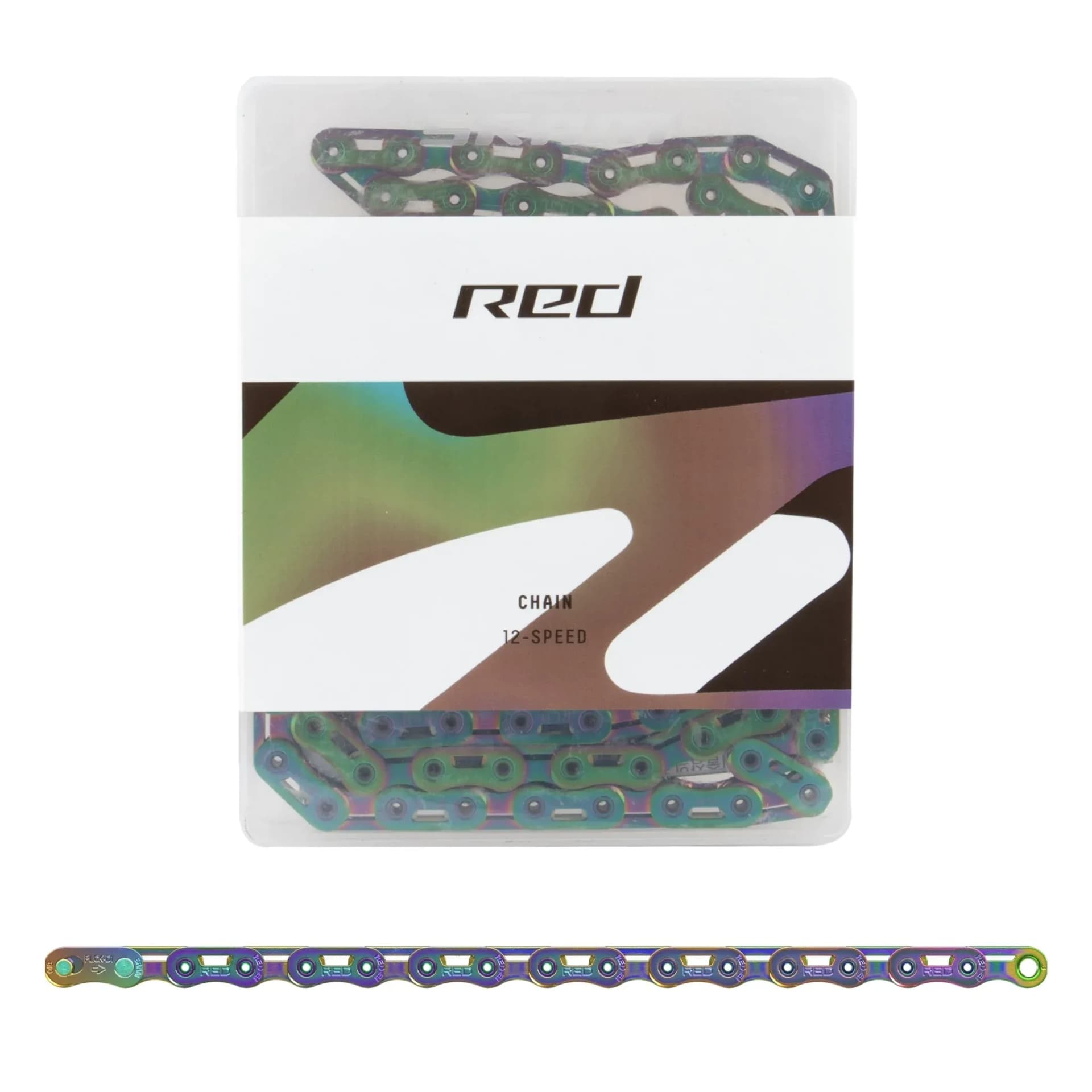 Ланцюг SRAM Red E1 Flattop 114links Rainbow w/ PowerLock