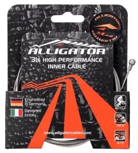 Тросик гальмівний Alligator Road, нержав., поліров., 31 нитка, 1,5 мм, 1700 мм