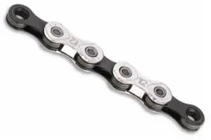 Ланцюг KMC X12 Silver/Black 12 швидкостей 126 ланок срібний/чорний + замок