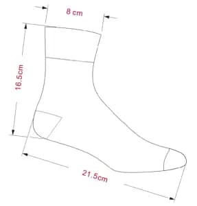 Шкарпетки світловідбиваючі ONRIDE FOOT колір чорний