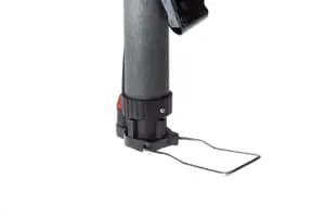 Насос підлоговий DNK Step 30 алюміній, макс. тиск 120 psi, голівка з двома отворами під FV/AV