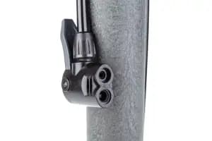 Насос підлоговий DNK Step 30 алюміній, макс. тиск 120 psi, голівка з двома отворами під FV/AV