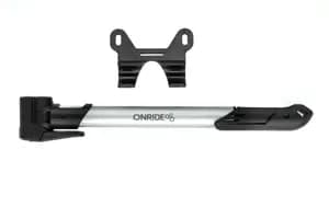Насос компактний ONRIDE Sky 30 алюмінієвий макс.тиск 120PSI, голівка з двома отворами під FV/AV