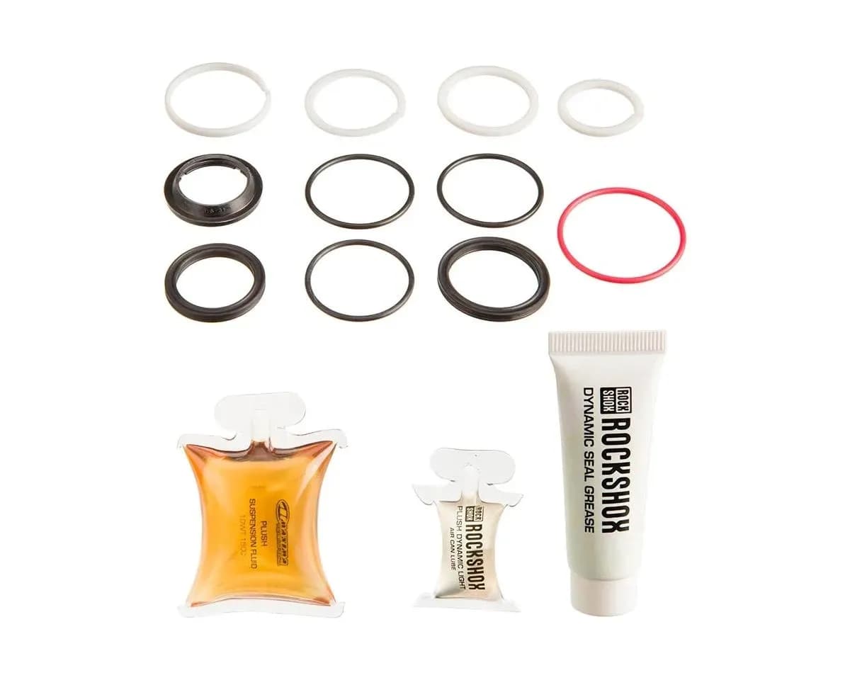 Сервісний набір ROCKSHOX 200 HOUR/1 YEAR SERVICE KIT (INCLUDES AIR CAN SEALS, SEALHEAD SEAL, GLIDE RINGS, IFP SEALS, SEAL GREASE/OIL) (DOES NOT INCLUDE TREK FRAME SEALS) - TREK ISOSTRUT A1+ (2024+)