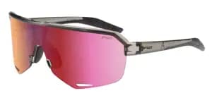 Окуляри R2 FLUKE dark/grey (PC), лінза pink (HD), покриття black/red full revo, кат. 3