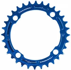 Зірка RACE FACE CHAINRING,NARROW WIDE,104X38,BLU,10-12S
