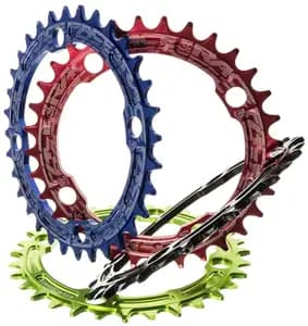 Зірка RACE FACE CHAINRING,NARROW WIDE,104X38,BLU,10-12S