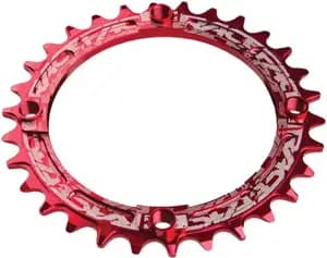 Зірка RACE FACE CHAINRING,NARROW WIDE,104X38,RED,10-12S