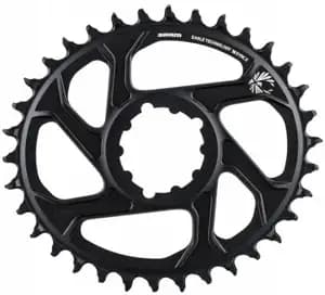 Звезда X-SYNC EAGLE OVAL 38T DM 6 OFF BLK
