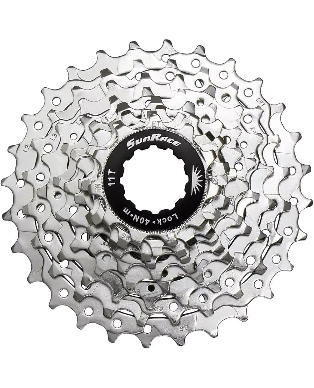 Касета SunRace CSR91 9AQ, 9 швидкостей, 11-25T, Nickel