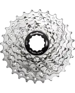 Касета SunRace CSR91 9AQ, 9 швидкостей, 11-25T, Nickel