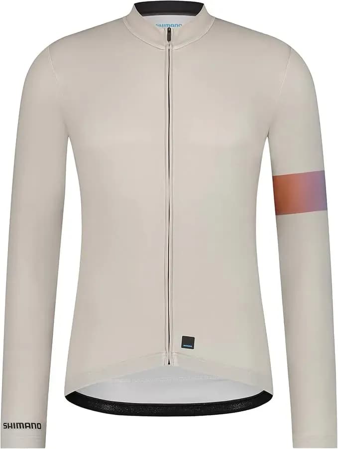 Велоджерсі Shimano Apice long sleeves, бежеве, розм. L
