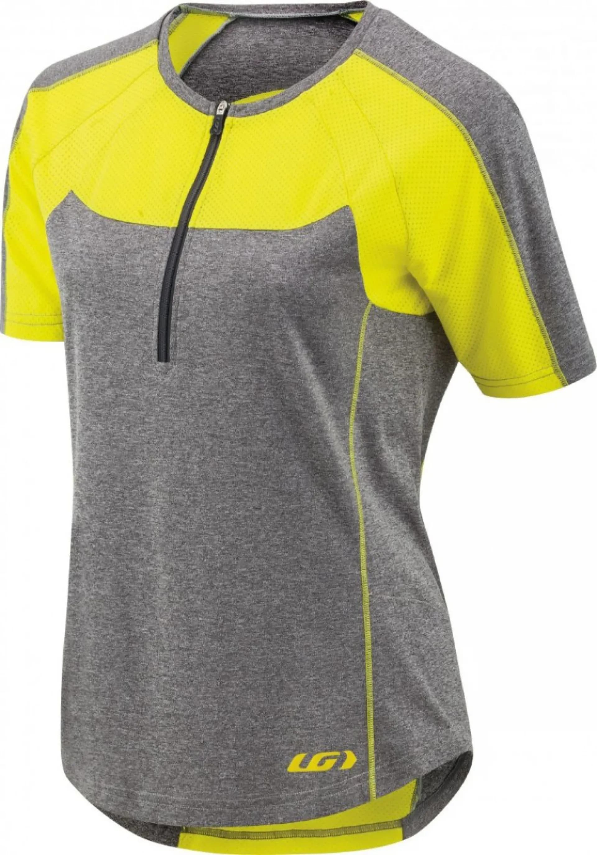 Велофутболка GARNEAU W'S ICEFIT ZIP T JERSEY 481 HEATHER YEL S