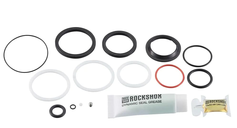 Сервісний набір RockShox 200 HOUR/1 YEAR SERVICE KIT (INCLUDES AIR CAN SEALS, PISTON SEAL, GLIDE RINGS, IFP SEALS, SEAL GREASE/OIL) - SUPER DELUXE THRUSHAFT C1 - TREK (2021)
