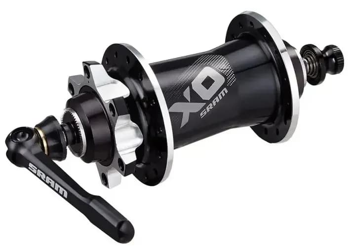 Втулка SRAM Передня X0 DISC 6-болт QR/15/20 28отв. BLK/SLV