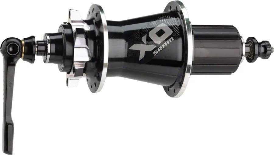 Втулка SRAM Задня X0 DISC 6-болт QR/12 28отв. BLK/SLV Shimano Body