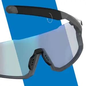 Окуляри Tifosi Stash Matte Smoke, лінзи Clarion Blue Fototec (46-13%)