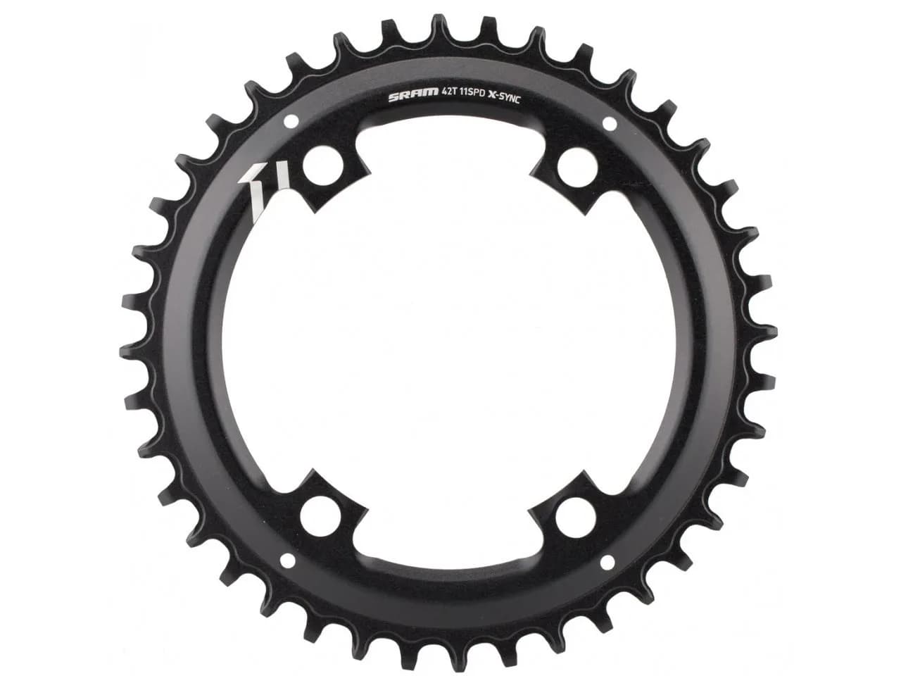Зірка SRAM X-Sync 42T 11шв Apex1 Asymmetric 110BCD Alum Black BB30 or GXP