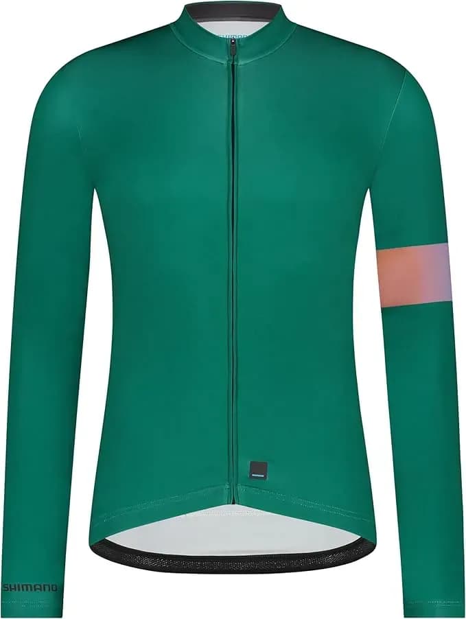 Велоджерсі Shimano Apice long sleeves, зелене, розм. L