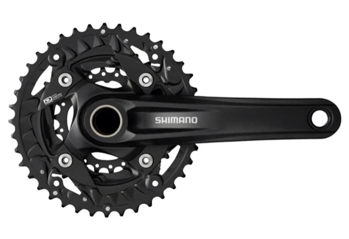 Шатуни Shimano FC-MT500-3, 175мм, 40X30X22, 10-шв, інтегрована вісь, без каретки