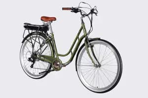 Велосипед з електроприводом 28" ST Dorozhnik eRETRO Vbr FR рама-19" 36B 13А*г 500Вт темно-зелений 2026