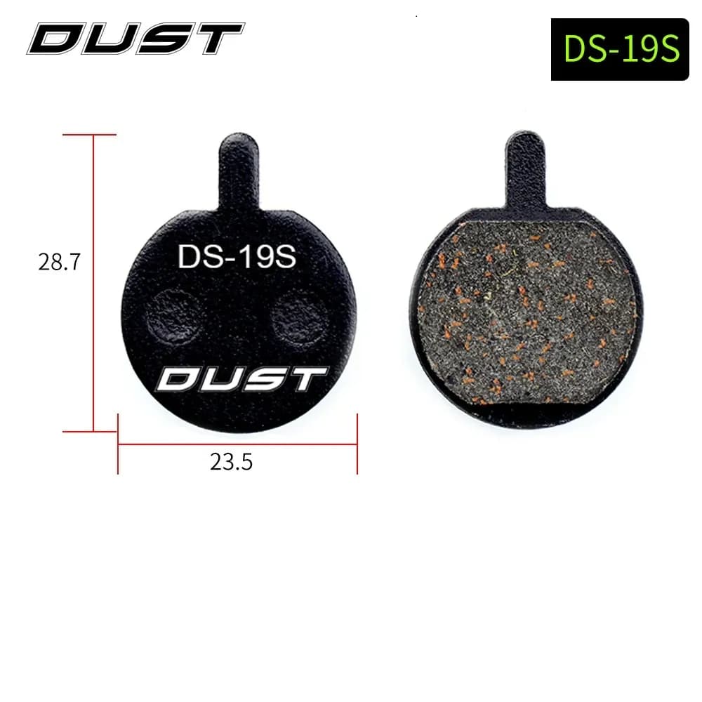 Колодки гальмівні disc Напівметал DUST DS-19-1 DUST DS-19-1 JAK-5, B777, Forever AM (брендоване пакування)