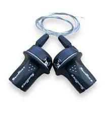 Шифтери SUN RACE TSM21 л+п R7/L3 сірий пара