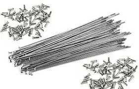 Спиця Spelli чорн нерж з ніпелем 280мм