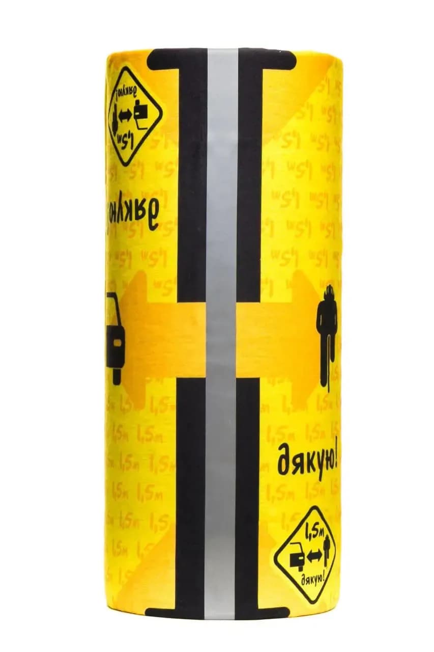 Головний убір зі світловідбиваючою стрічкою "1,5 метри"