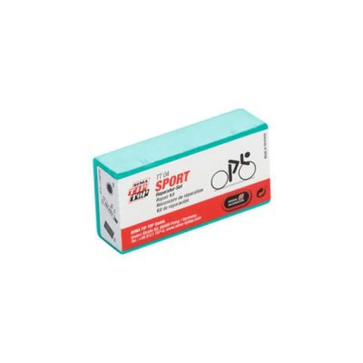 Велоаптечка TipTop TT-04 SPORT пластикова коробка (5 латок, 1 наждак, клей 5 мл)