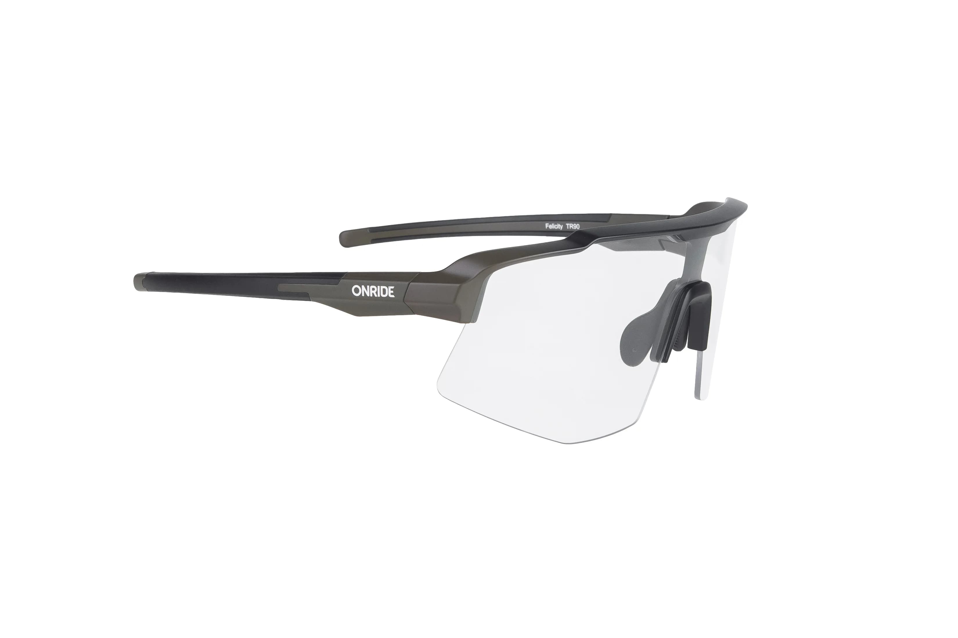 Окуляри ONRIDE Felicity матово коричневі з лінзами Clear (100%) з технологією Anti fog