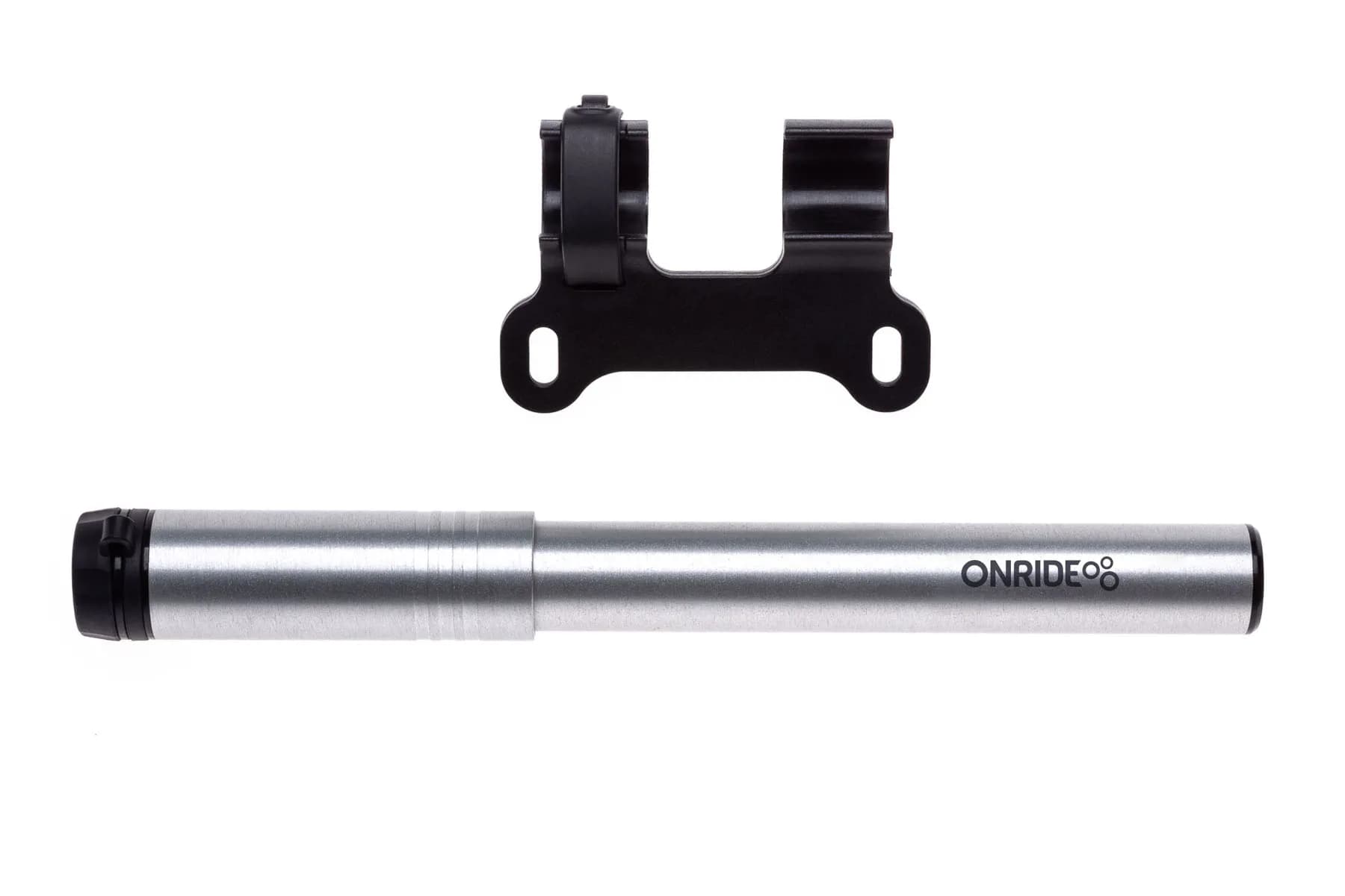 Насос компактний ONRIDE Slate 20 алюмінієвий з манометром макс.тиск 120PSI голівка під FV/AV