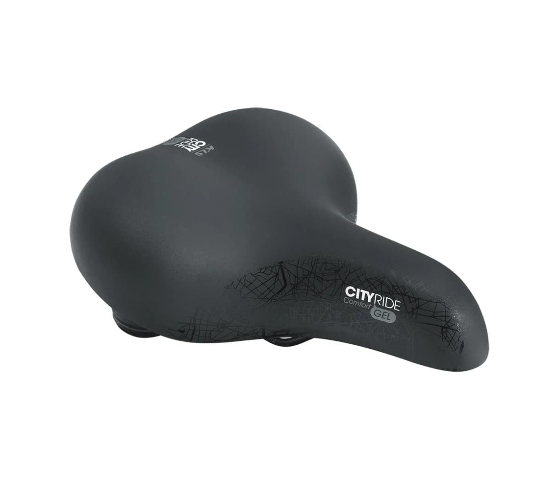 Сідло KLS Cityride гелеве чорний 260 x 255мм