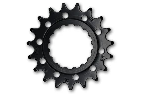 Зірка передня KMC Bosch Gen 2 Wide 19T чорна 1/8"