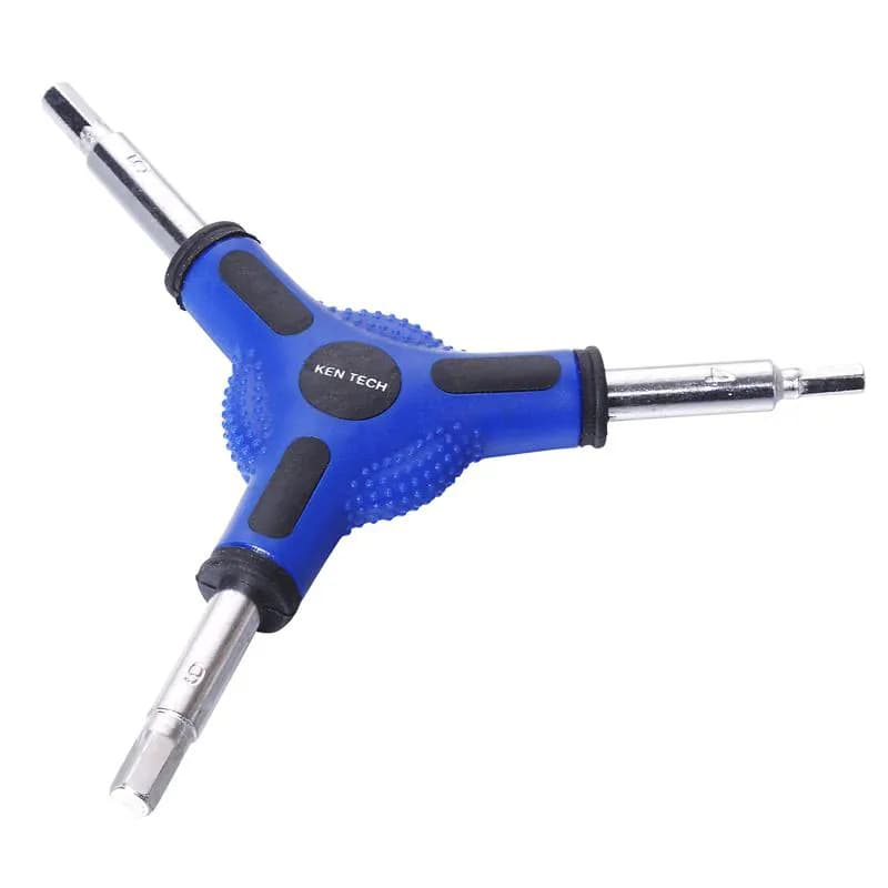 Ключ-шестигранник Kenli KL-9736B, Y-подібний, 4/5/6 мм, синій