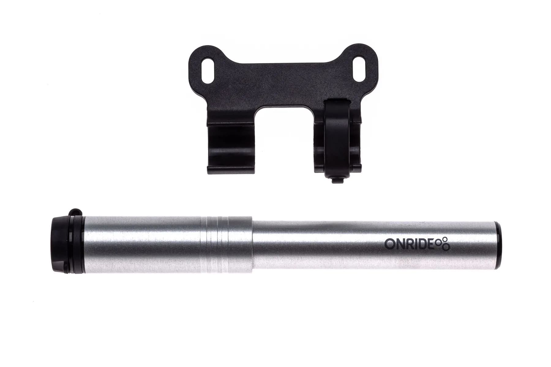 Насос компактний ONRIDE Slate 10 алюмінієвий макс.тиск 120PSI, зі шлангом, голівка під FV/AV