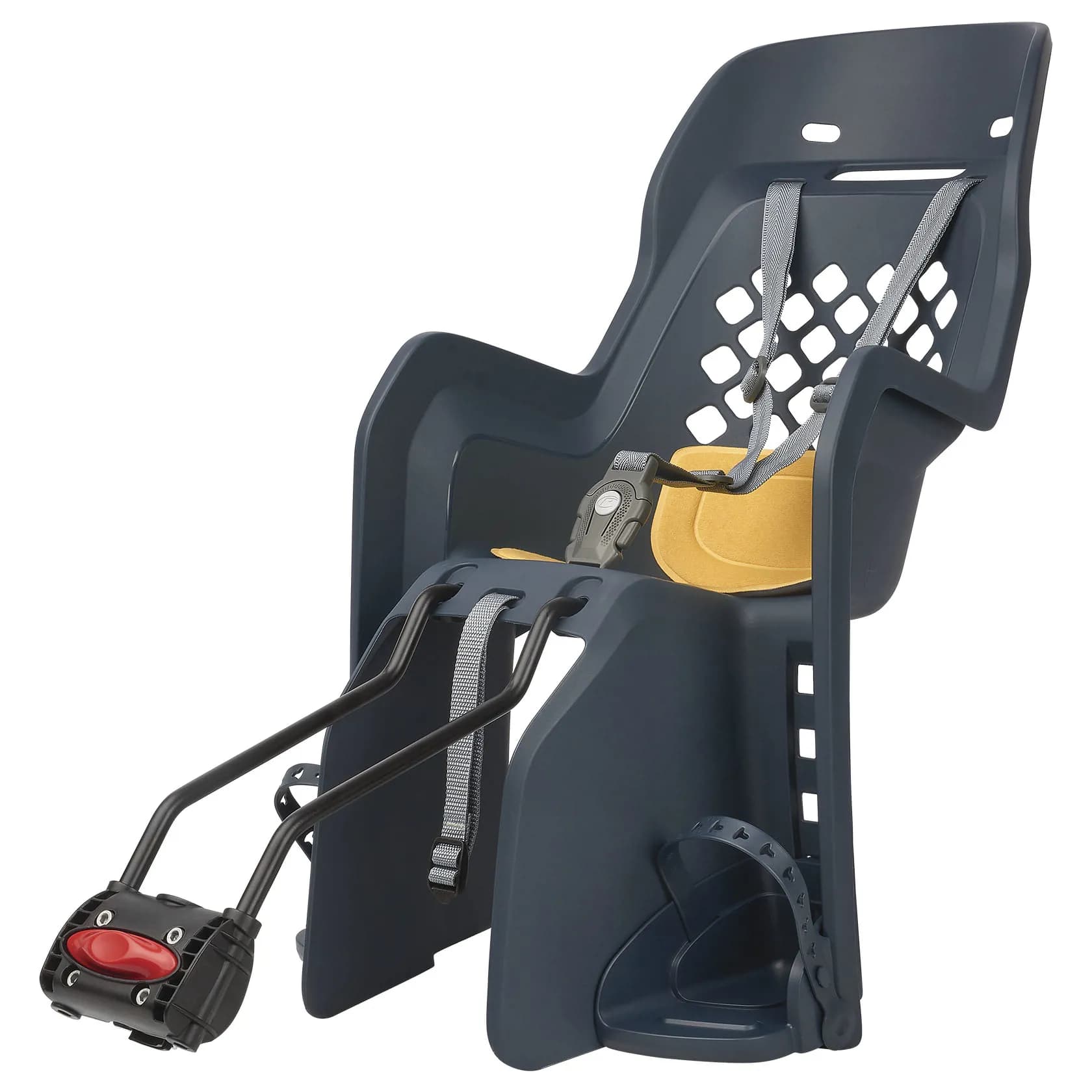 Дитяче крісло заднє POLISPORT Joy FF 29" на підсідельну трубу, 26"-29", 9-22 кг, темно-синє