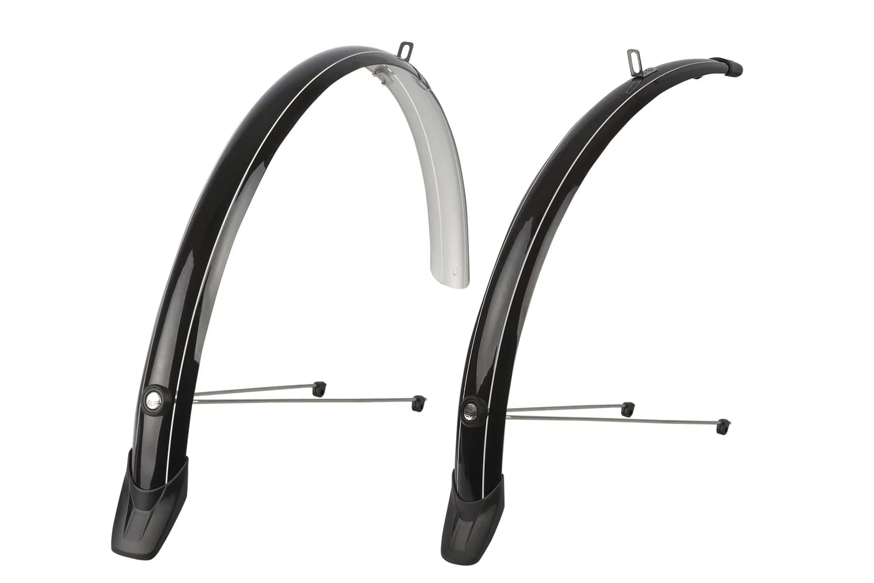 Комплект крил POLISPORT Towny 28" (розмір: переднє: 595х51; заднє: 715х51 мм) CITY/TRECKING чорний