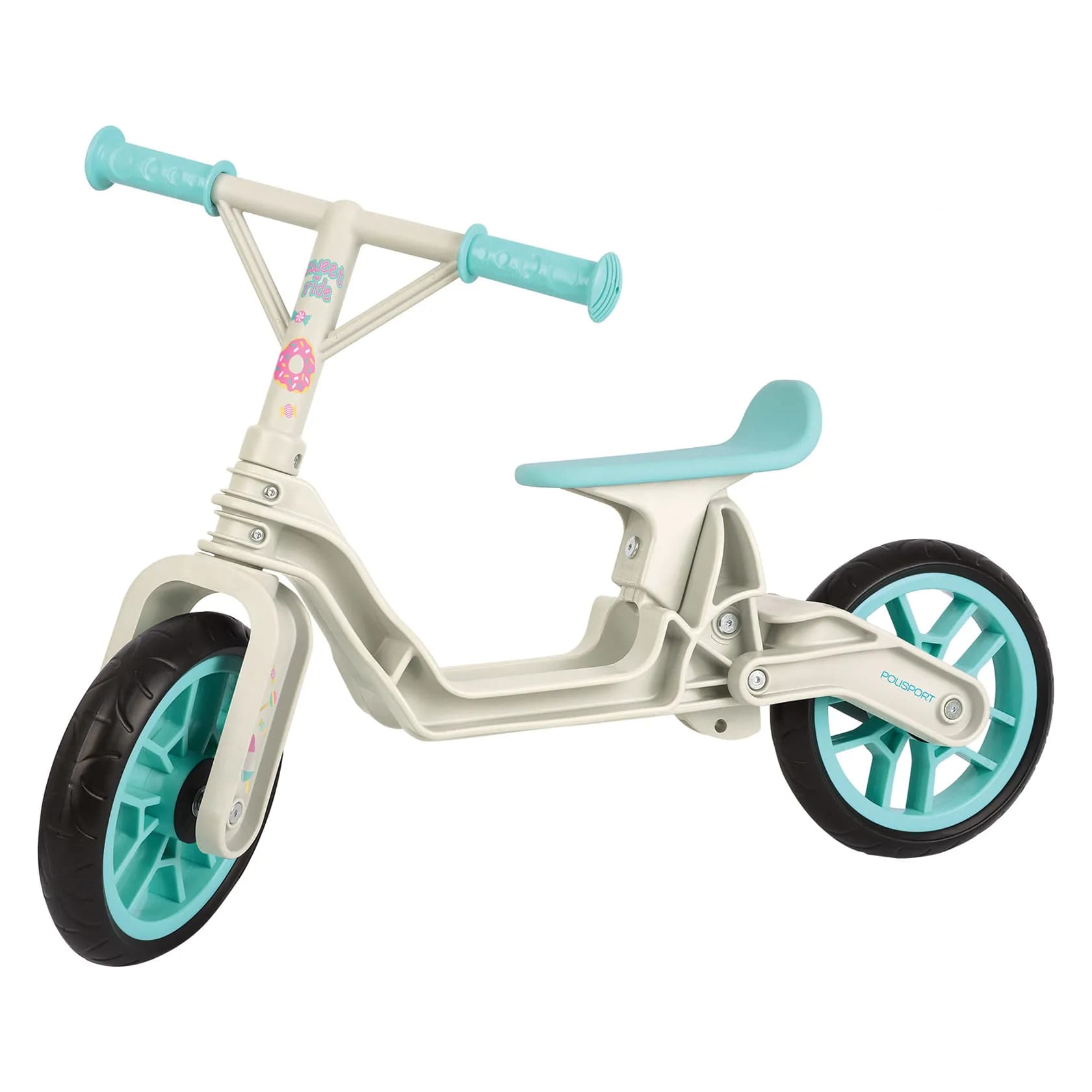 Біговел POLISPORT Balance Bike термопластиковий (2-5 років) до 25 кг кремовий/ментоловий
