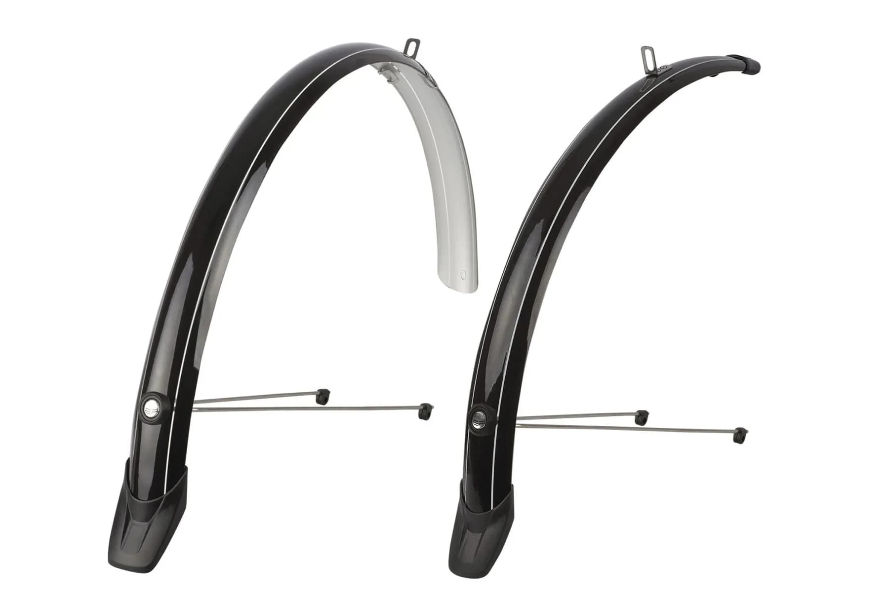 Комплект крил POLISPORT Towny 26" (розмір: переднє: 575х51; заднє: 685х51 мм) CITY/TRECKING чорний