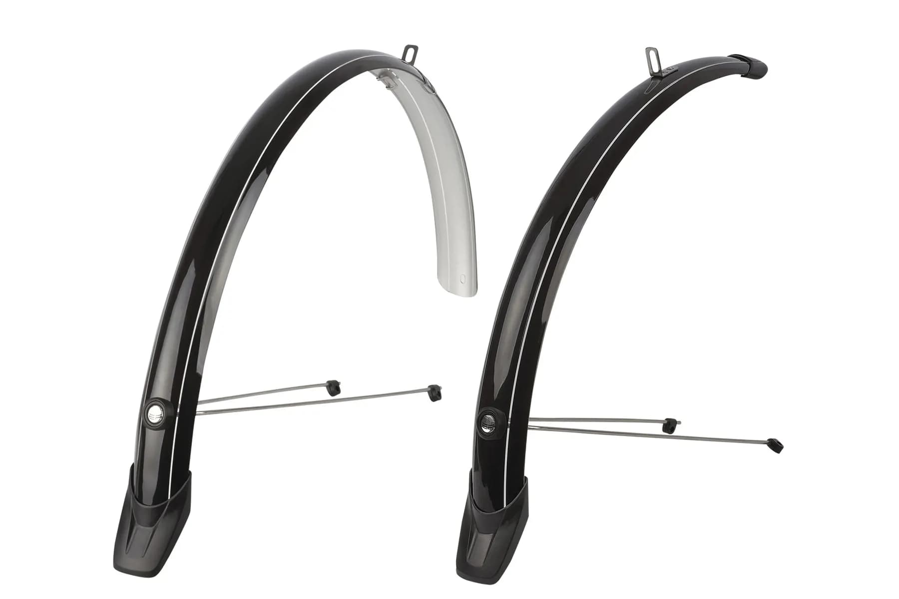 Комплект крил POLISPORT Towny 28" (розмір: переднє: 595х46; заднє: 715х46 мм) CITY/TRECKING чорний