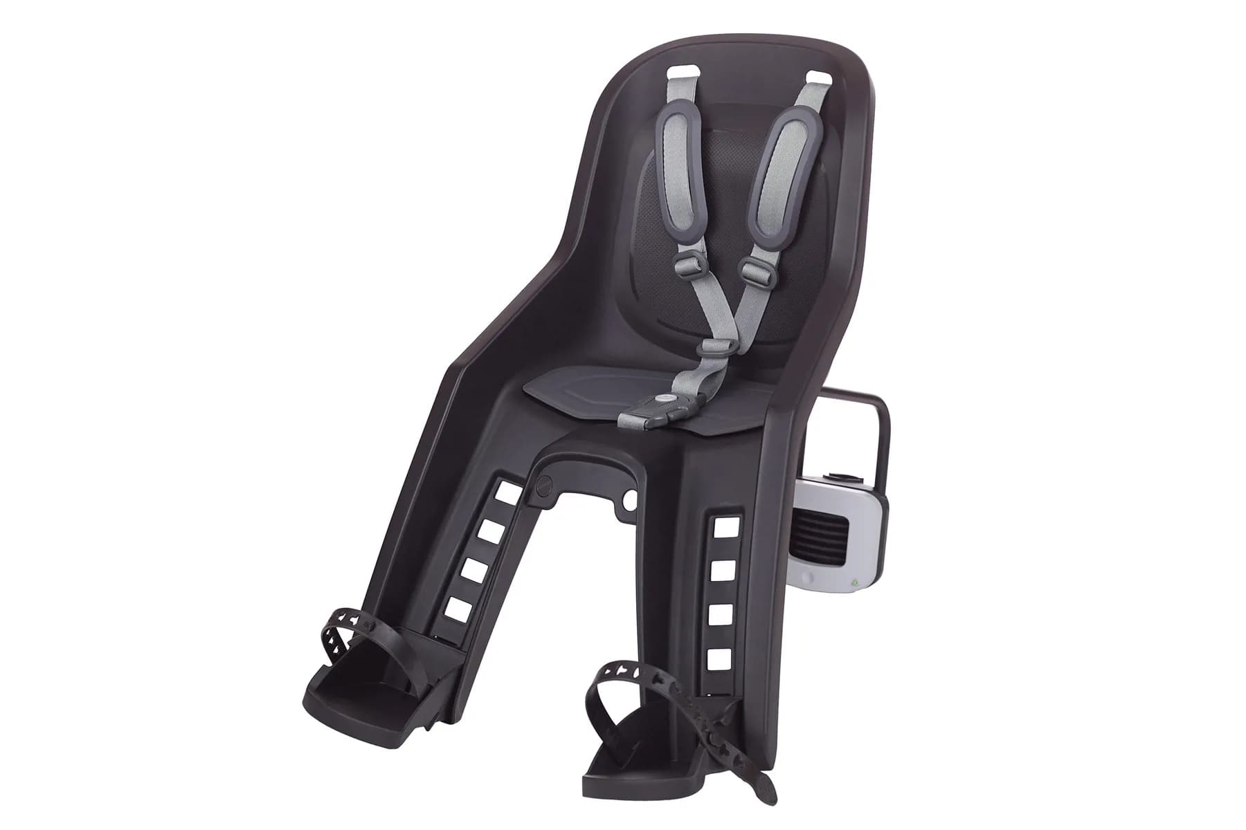 Дитяче крісло переднє POLISPORT Bubbly Mini Plus FF на підсідельну трубу, 26"-28", 9-15 кг, чорне
