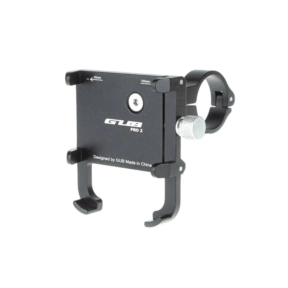 Тримач гаджета GUB PRO 2 на кермо алюмінієвий чорний