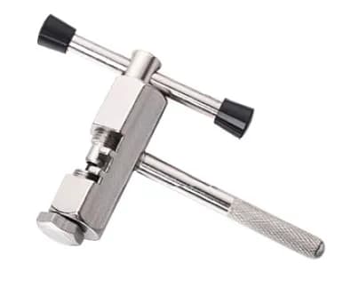 Вижимка ланцюга Kenli KL-9724С, для 1-8 швидкостей, з регульованим упором, срібна