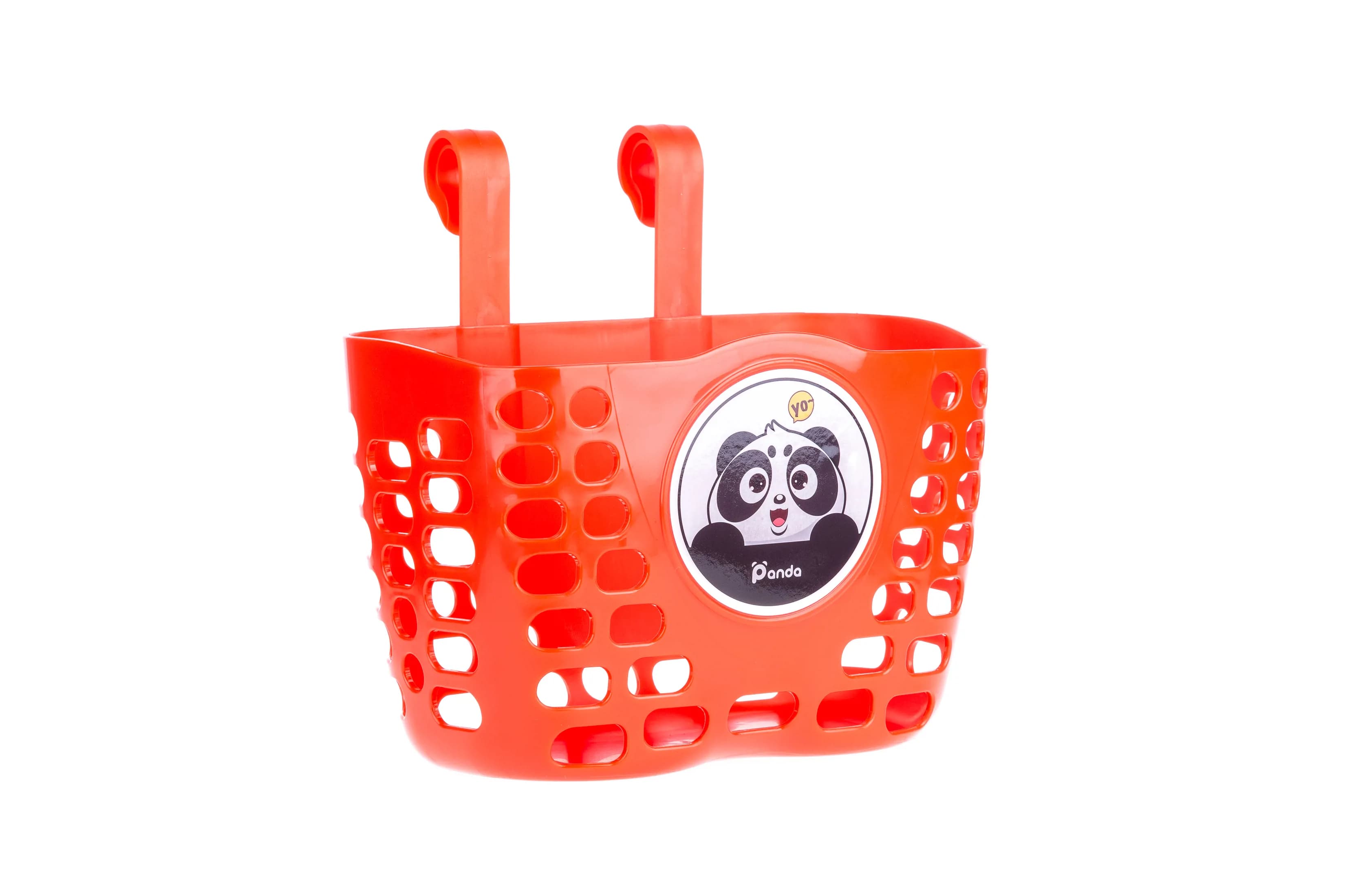 Кошик дитячий пластиковий на кермо ONRIDE Bundle Maxi червоний для велосипедів 16-20"