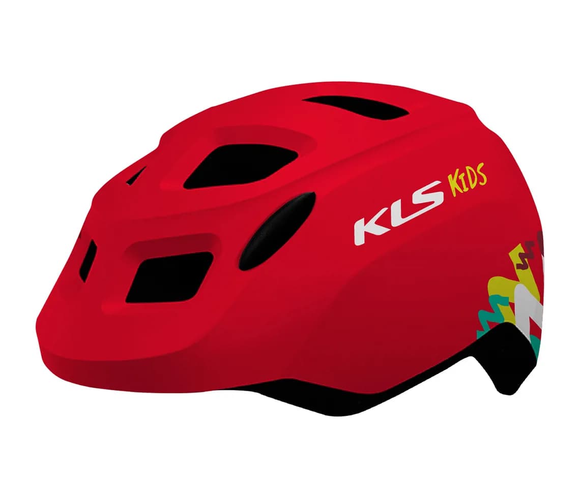 Шолом дитячий KLS Zigzag 022 S (50-55cм) червоний