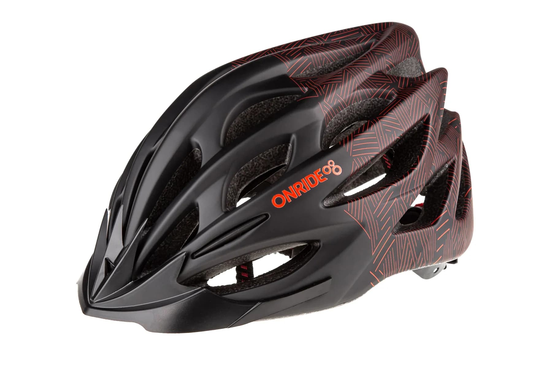 Шолом ONRIDE Mount чорний/червоний L (58-61 см)